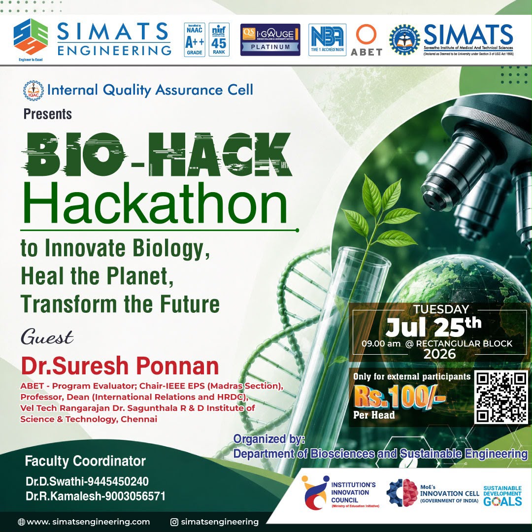 BioHack 2026 Hackathon Poster 
